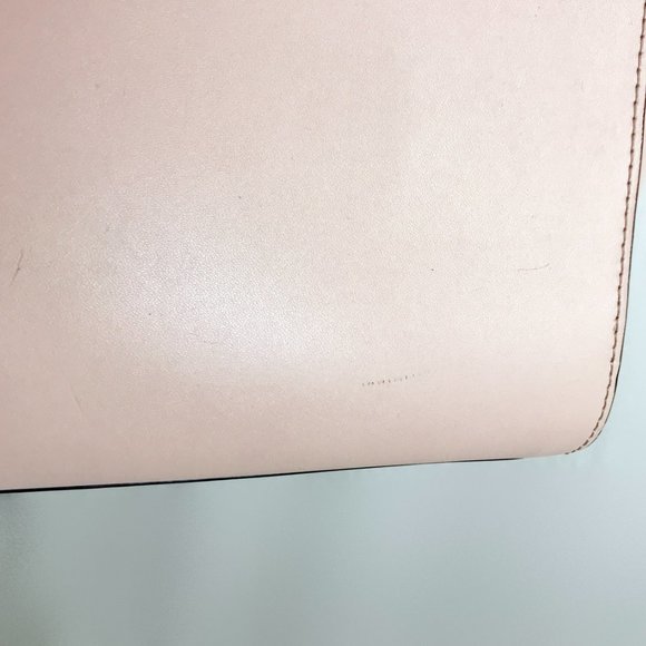 Kat Spade Magnolia Street Pink Leather Tote Bag Shopper Handbag Purse Large - Picture 6 of 14